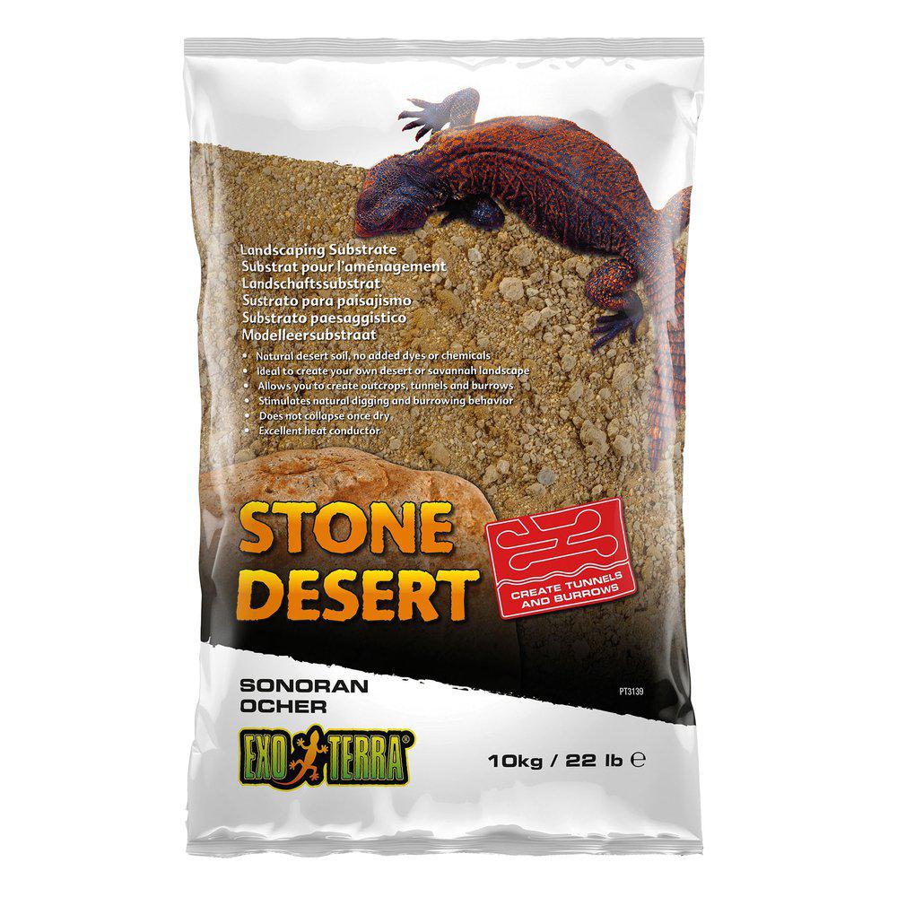 Stone Dessert Ockra10kg Grävsubstrat Exoterra