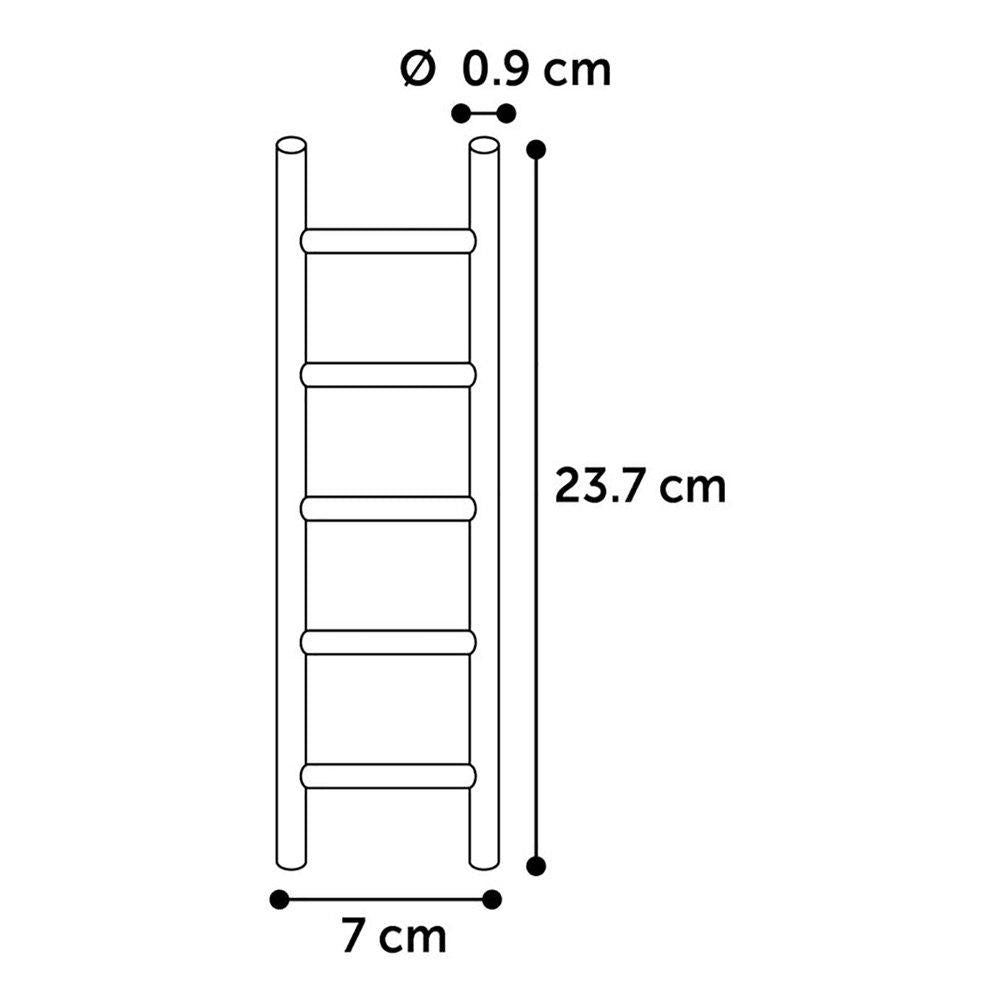 Stege 5 Trä Undulat7x1x22cm