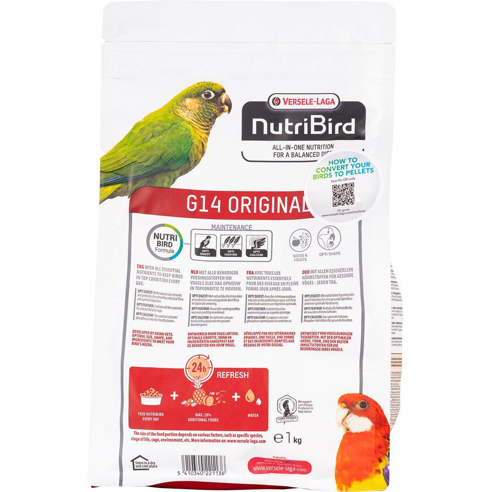 Nutribird G14 1kg Original Underhåll