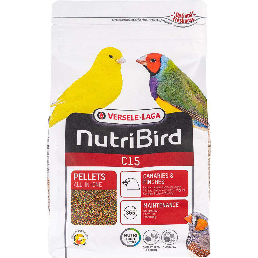 Nutribird C15 Pellets För Kanarie Och Fink 1kg