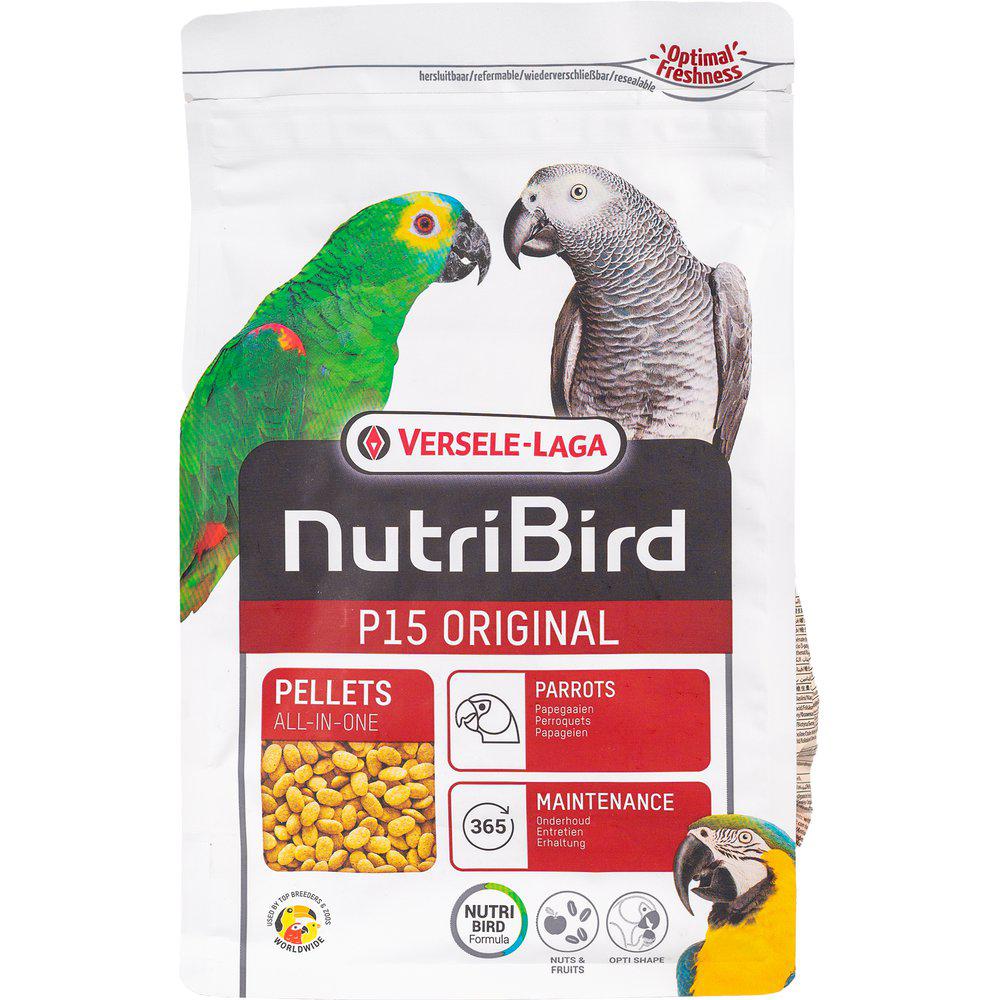 Nutribird P15 Papegoj Underhållspellets1kg 5