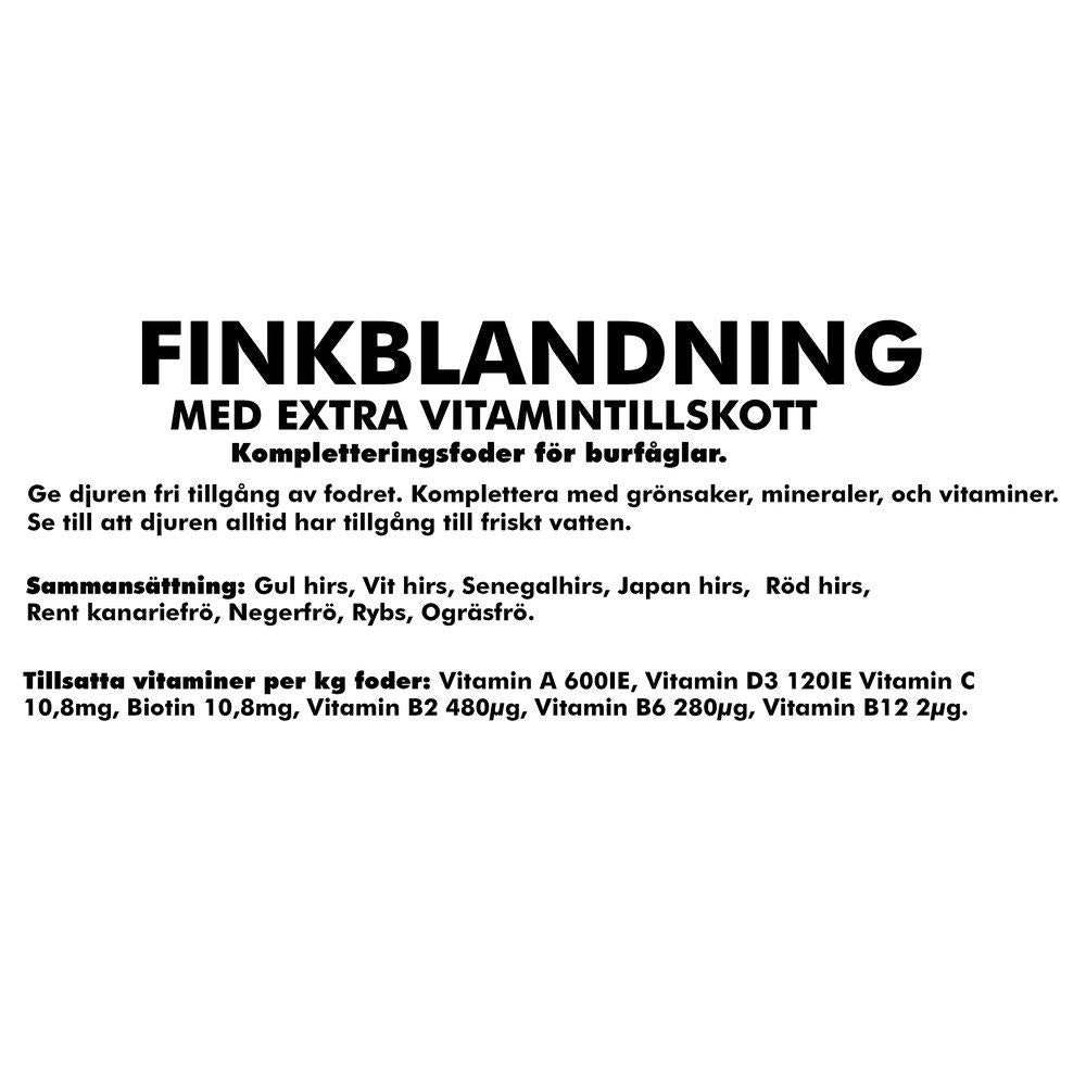 Finkblandning Vitamintillskott 5kg