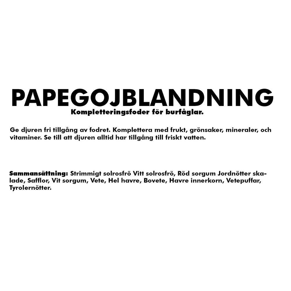 Papegoj Blandning 15kg