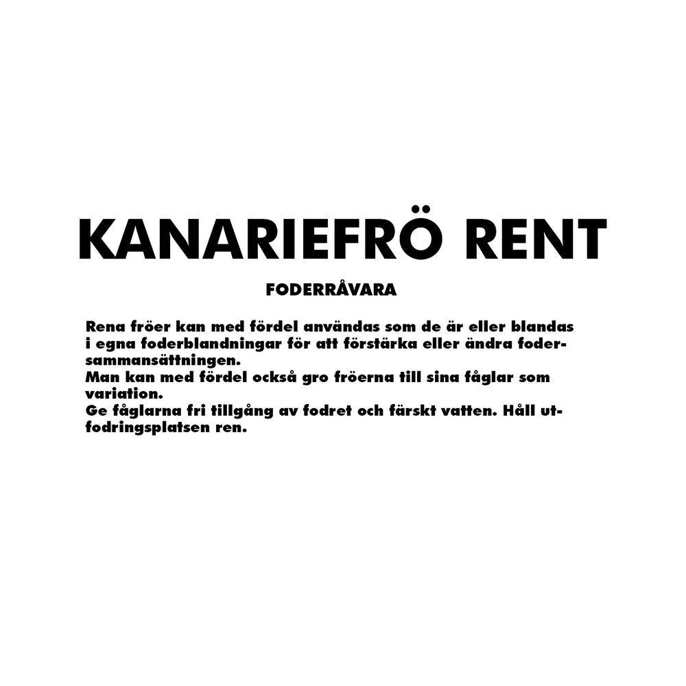 Kanariefrö Rent 5kg