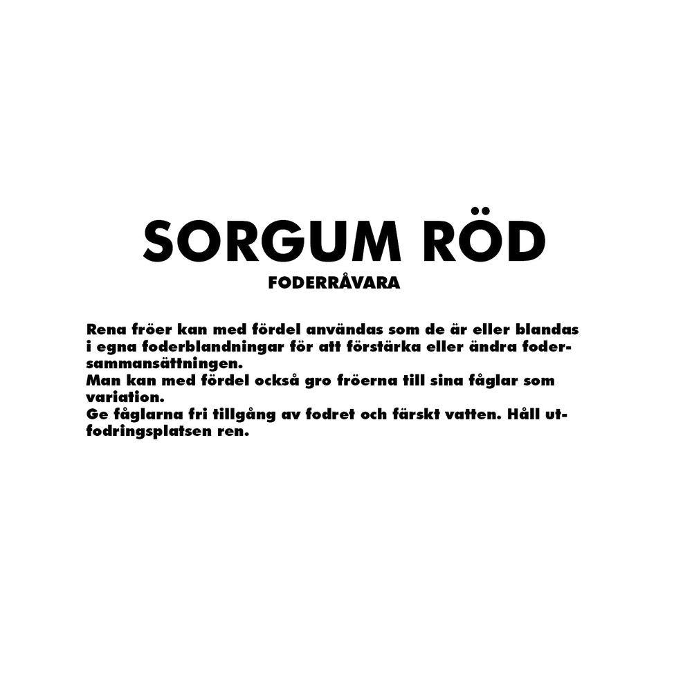 Sorgum Röd 25kg