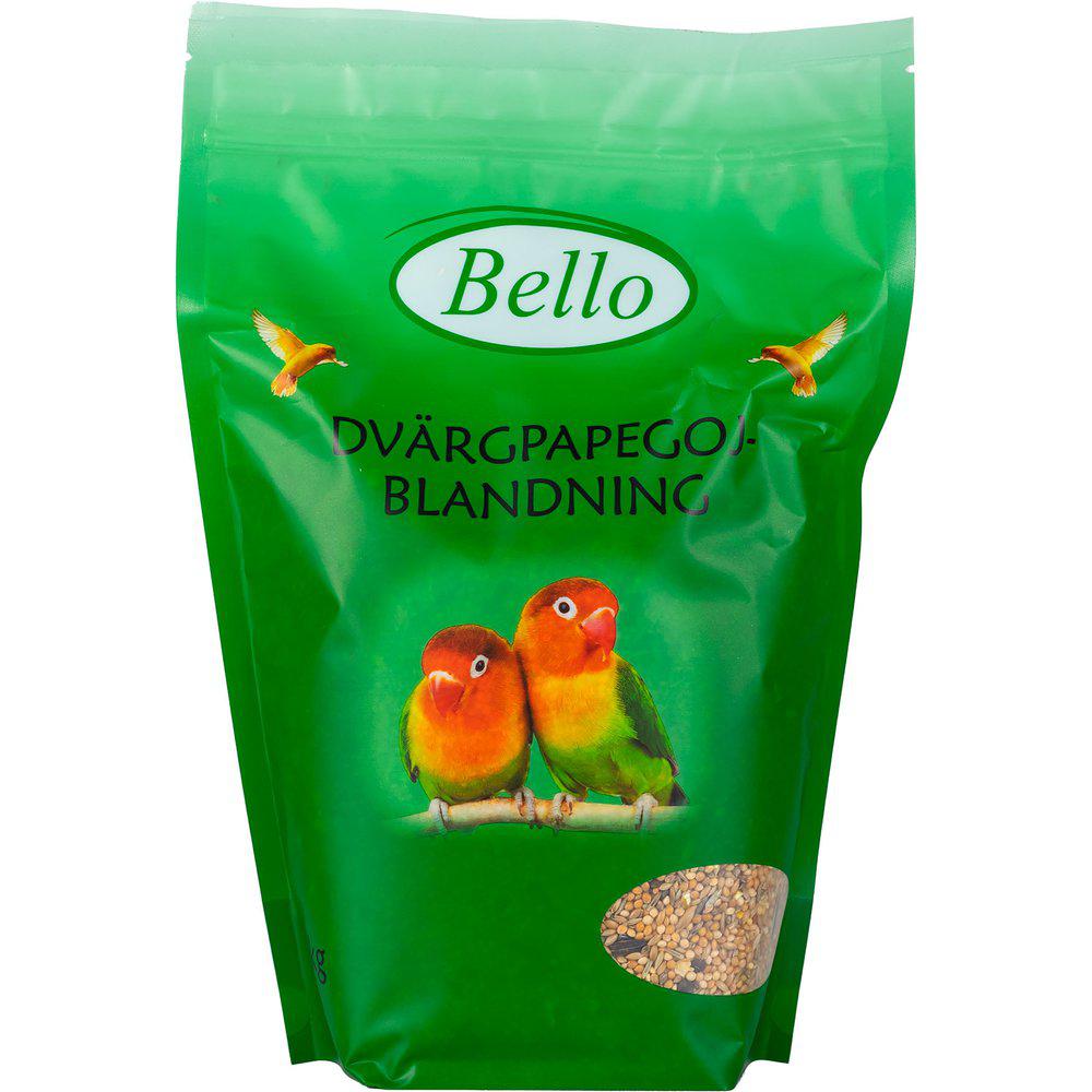 Bello Dvärgpapegoja Premium 1kg