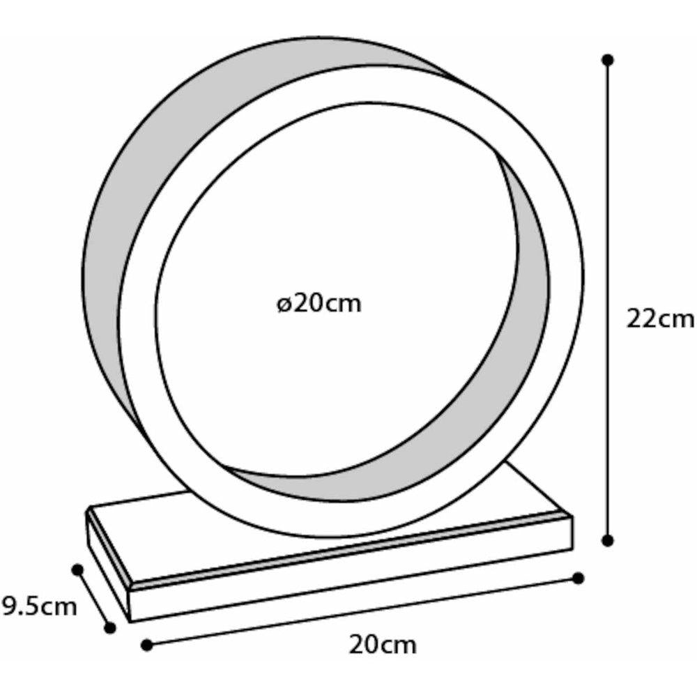 Hamsterhjul M 20cm Trä