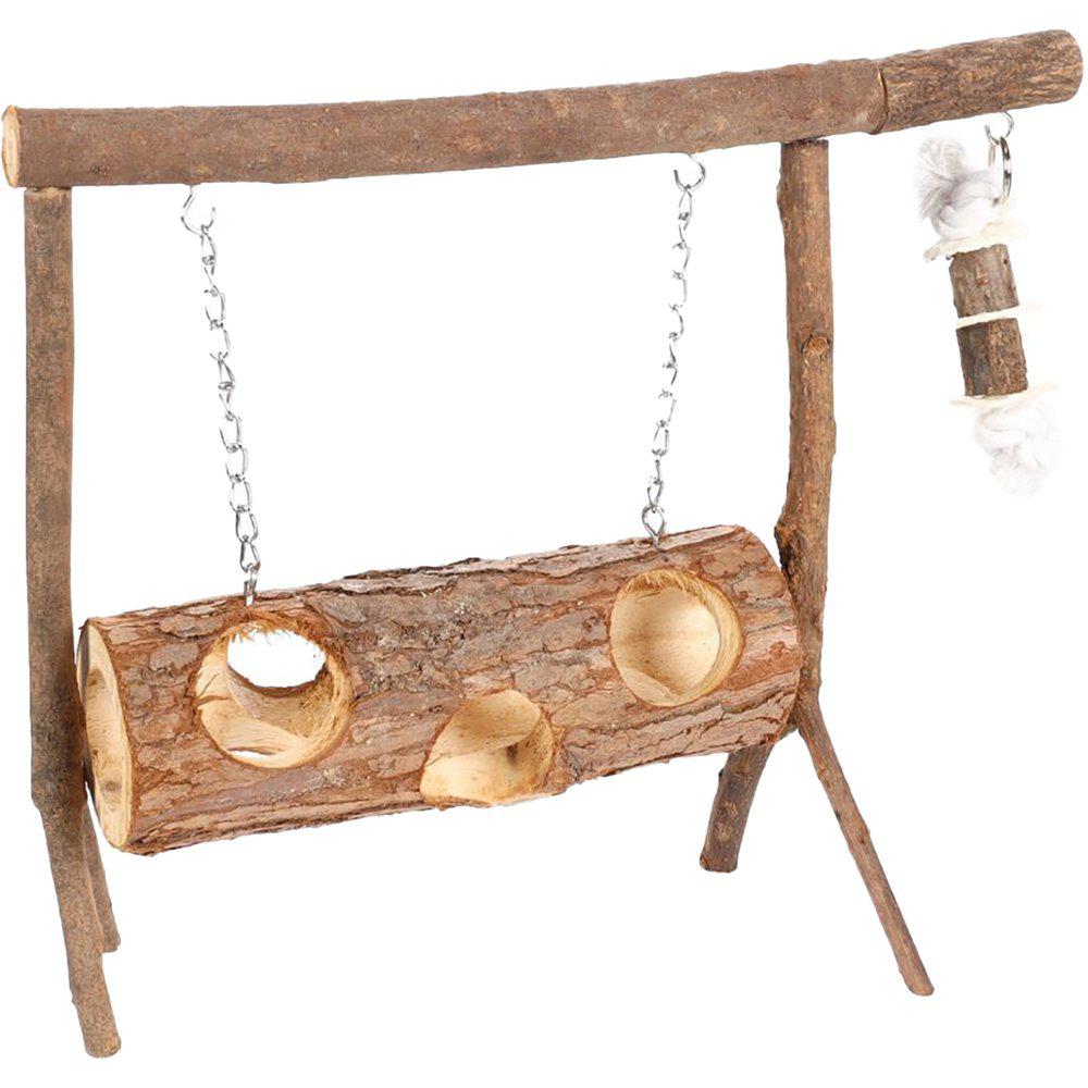 Lekplats Trä Hamster Swing 31x25cm Tunnelgunga