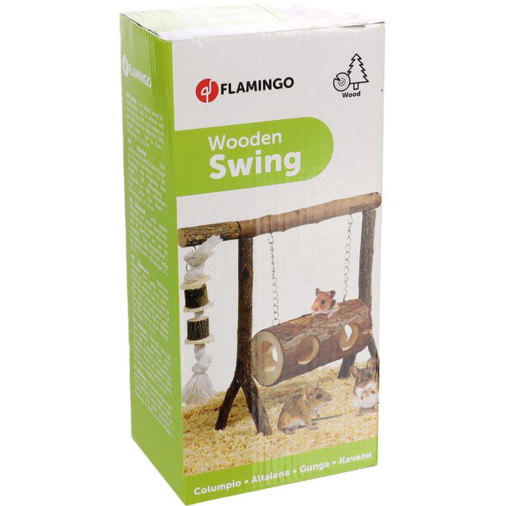 Lekplats Trä Hamster Swing 31x25cm Tunnelgunga