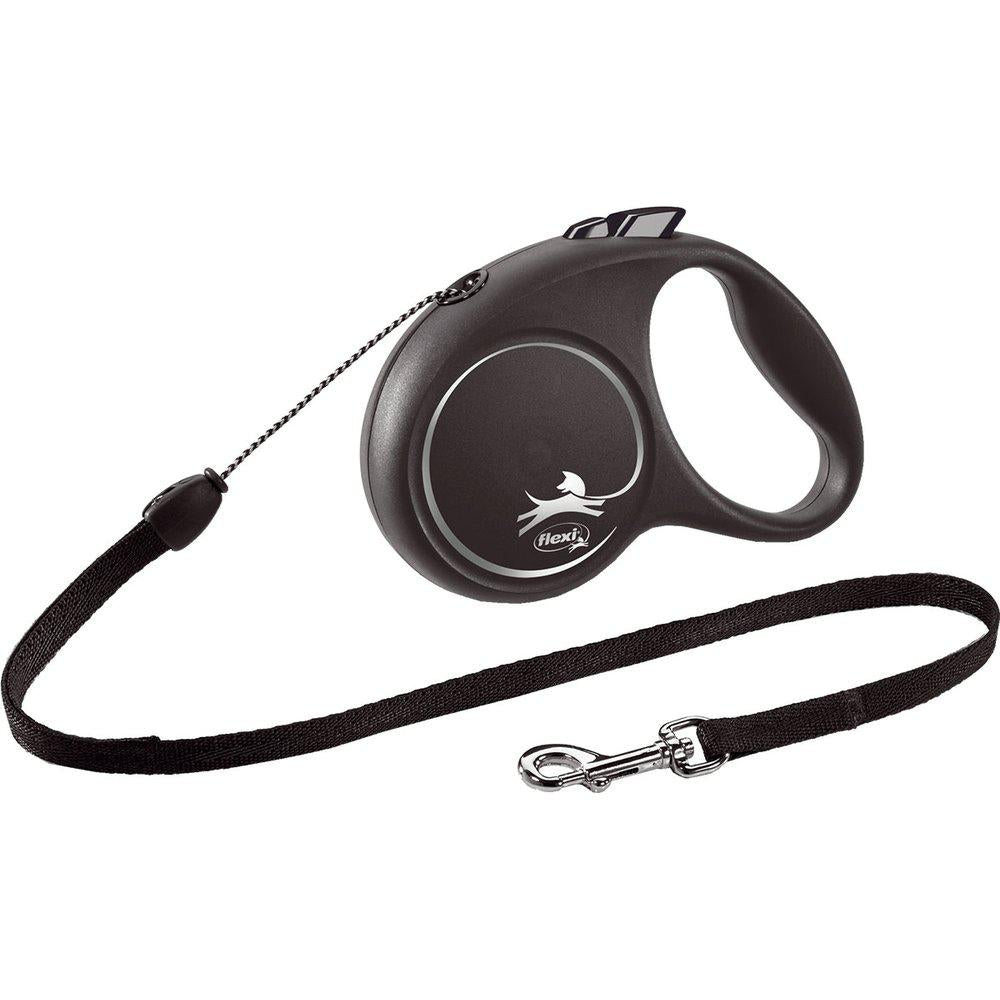 Flexi Koppel Black Design S 5m Lina Svart Max12kg