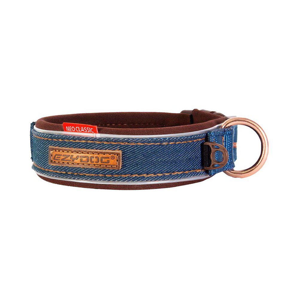 Ezydog Halsband Dubbel Up Denim S 22