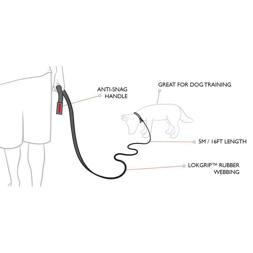 Ezydog Koppel Track & Train 5m Svart