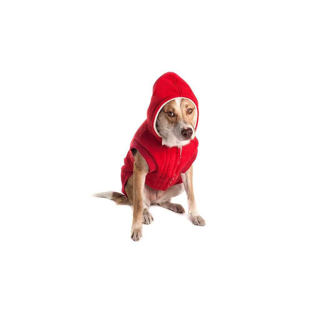 Canada Pooch Cozy Caribou Hoodie Röd 50cm 20