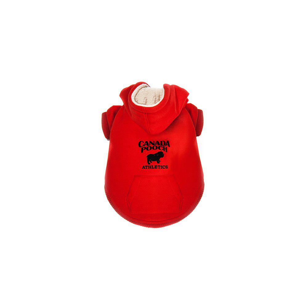 Canada Pooch Cozy Caribou Hoodie Röd 60cm 24