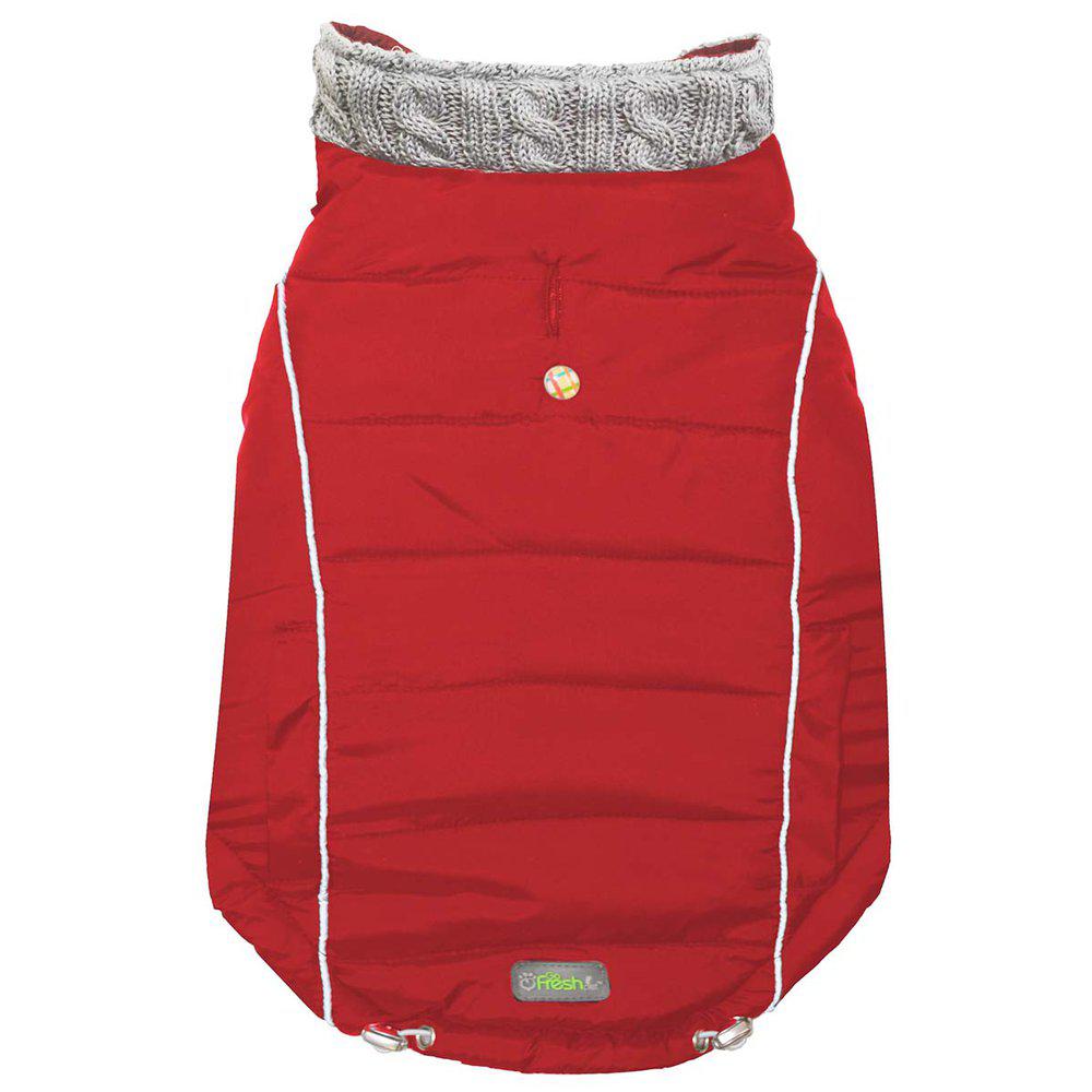 Go Fresh Pet Combo Knit Jacket Brick Red L 46cm
