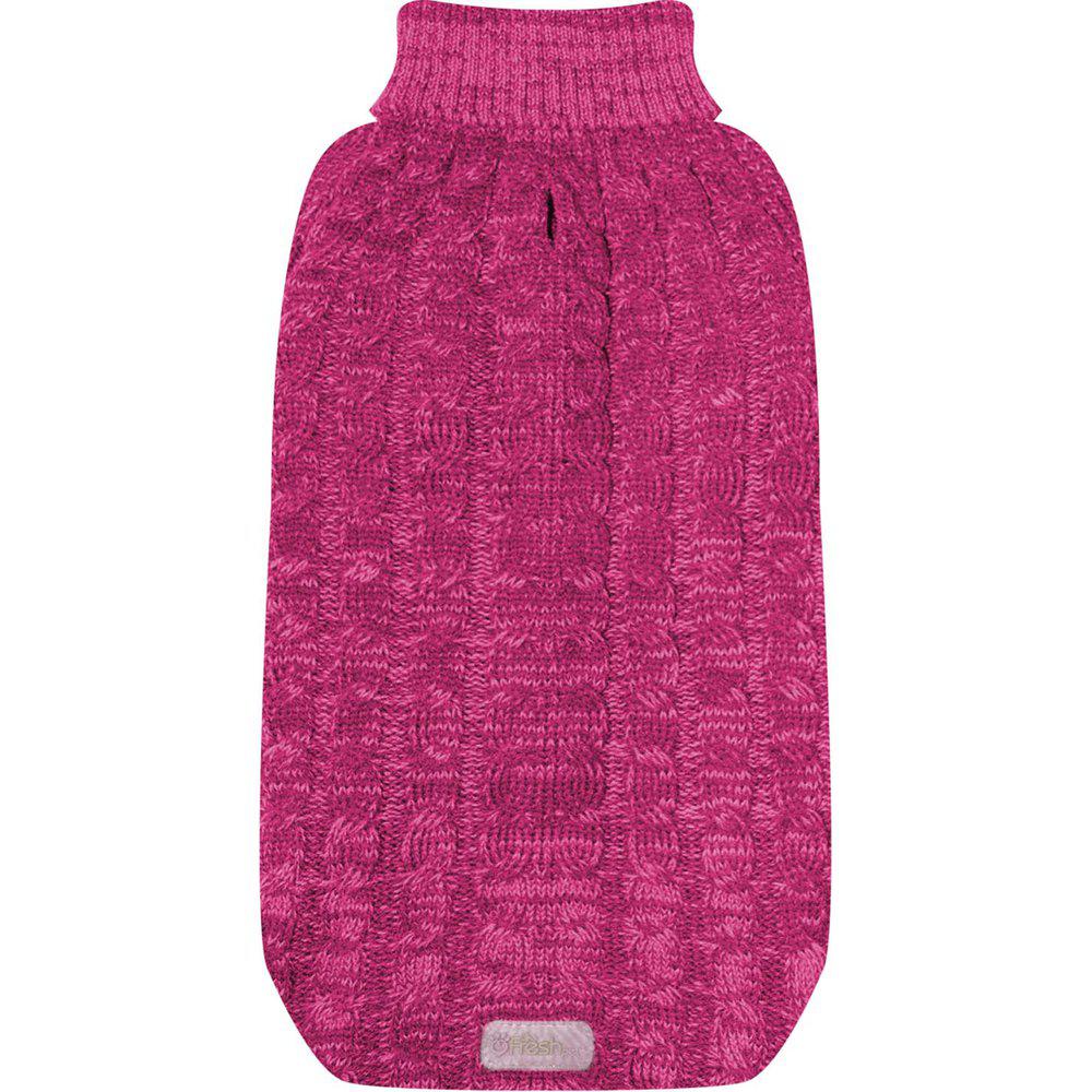 Go Fresh Pet Stickad Tröja Fuchsia Melange Xxl 53.5cm
