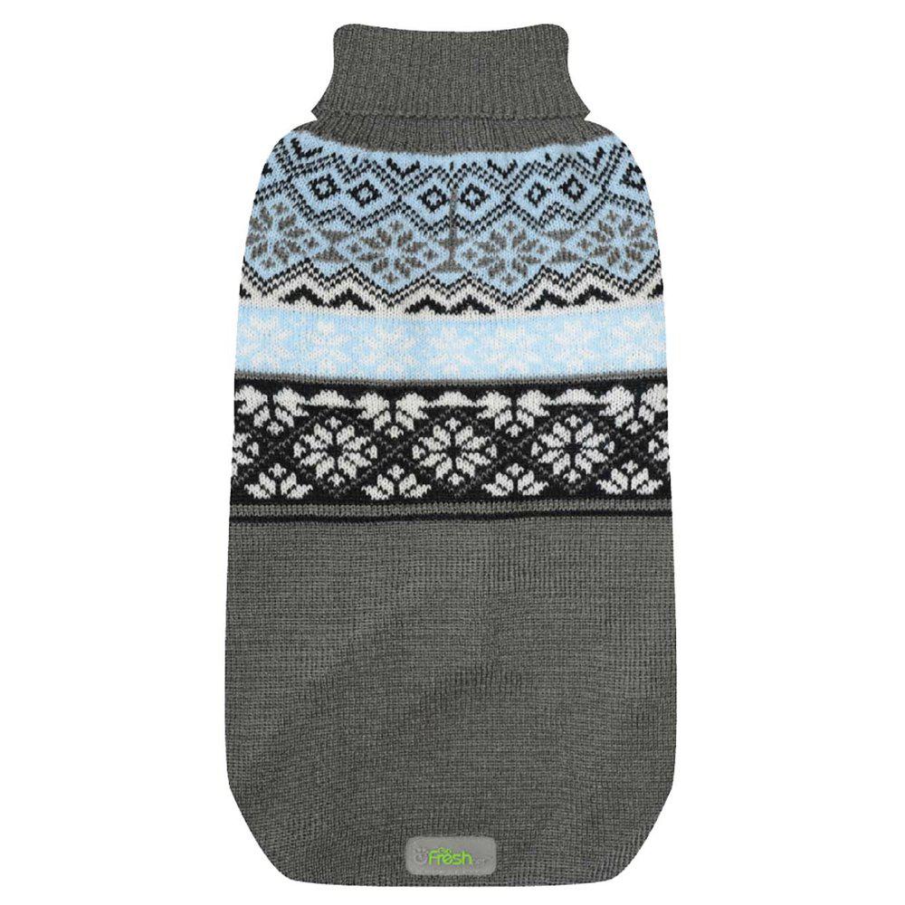 Go Fresh Pet Stickad Tröja Blue Combo Xxl 53.5cm