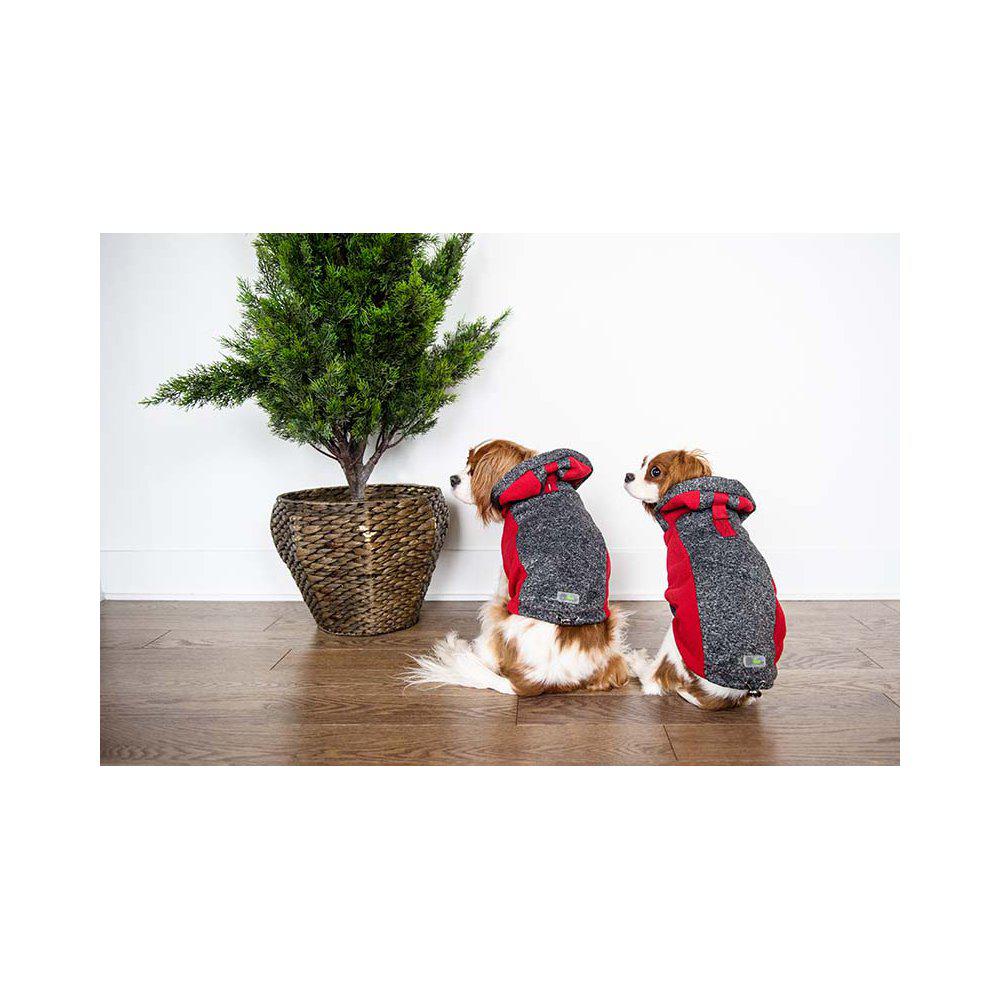 Go Fresh Pet Hoodiered Marl Fleece Xs28cm