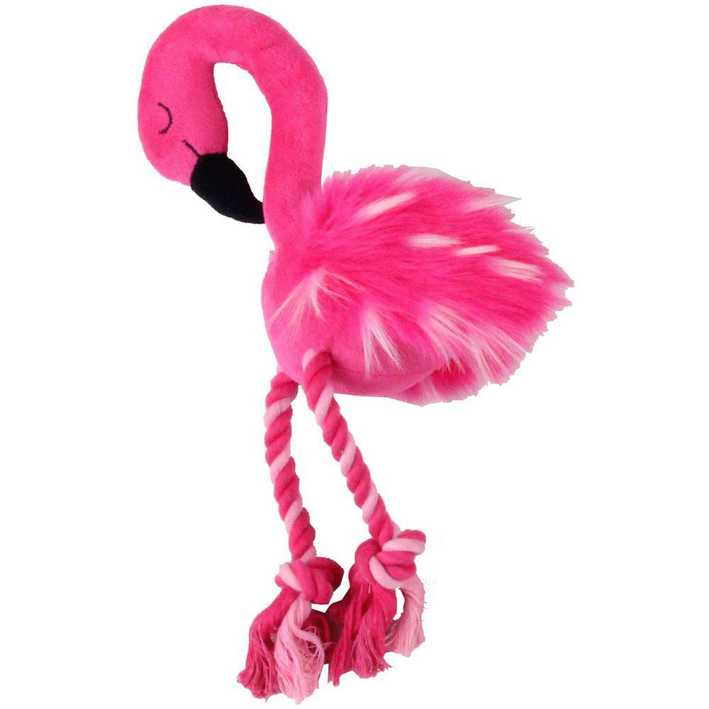 Hundleksak Flamingo30x15x9cm