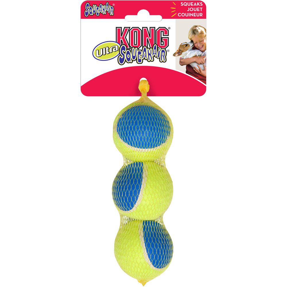 Kong Airdog Squeakair Ultra 3pack M Ø7cm