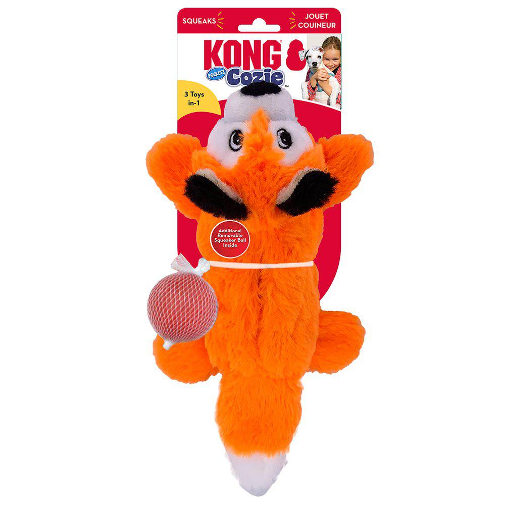 Kong Cozie Pocketz Fox M 32x18x7,5cm