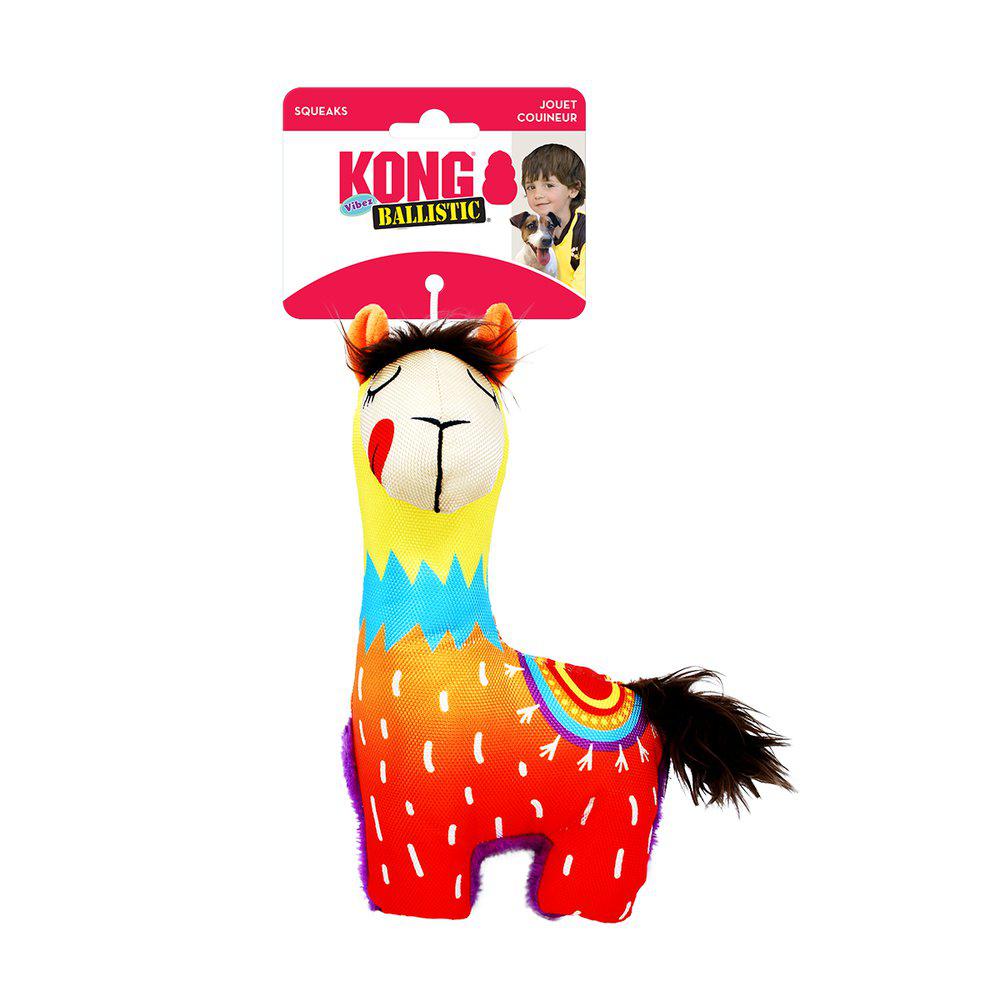 Kong Ballistic Vibez Llamas Mix S/m 23x20x11cm