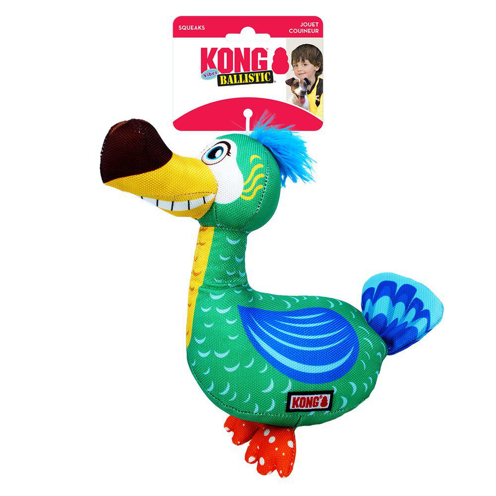 Kong Ballistic Vibes Birds Mix M/l 25,5x11x32,5cm