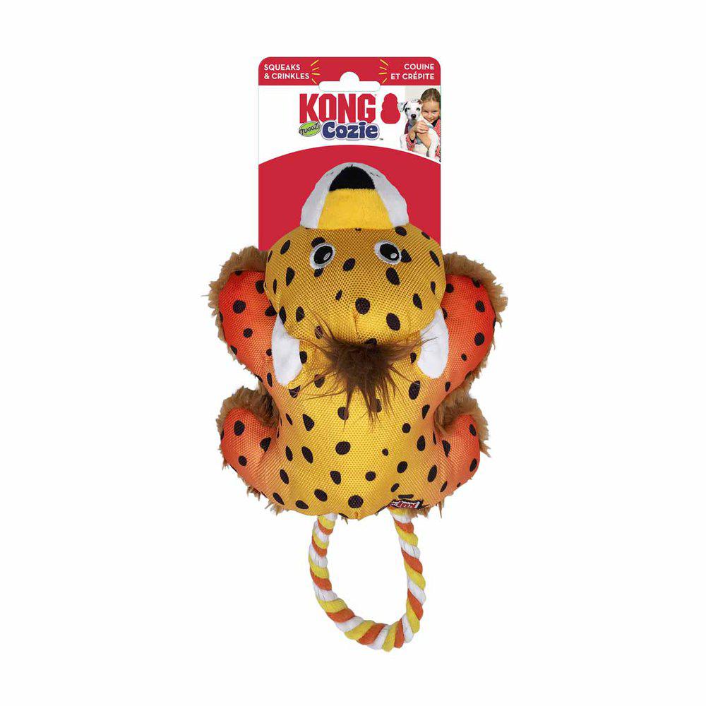 Kong Cozie Tuggz Cheetah S/m 26x15x9,5cm