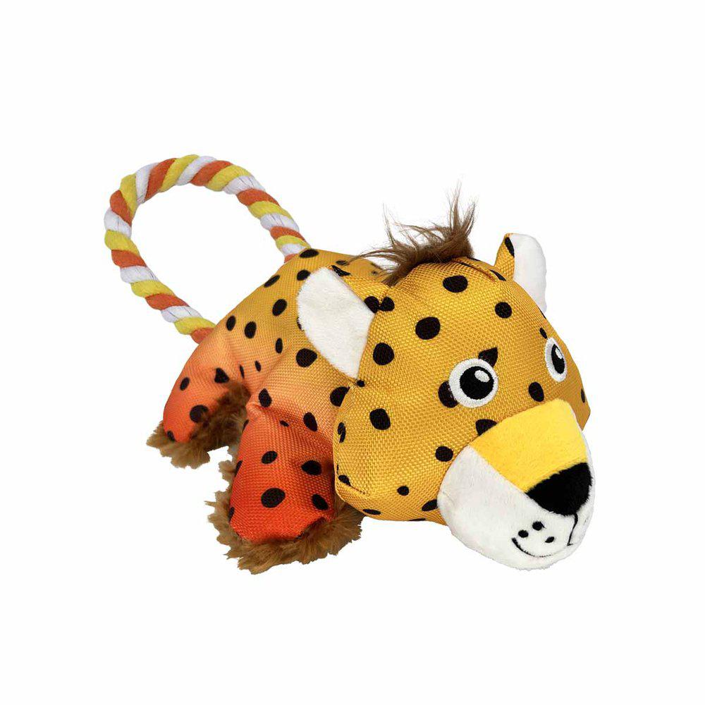 Kong Cozie Tuggz Cheetah S/m 26x15x9,5cm