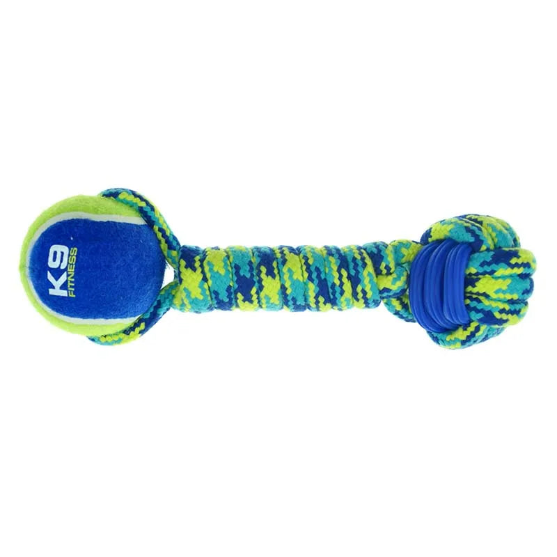 Zs K9 Rope & Tpr Tennis Dumbell 31cm