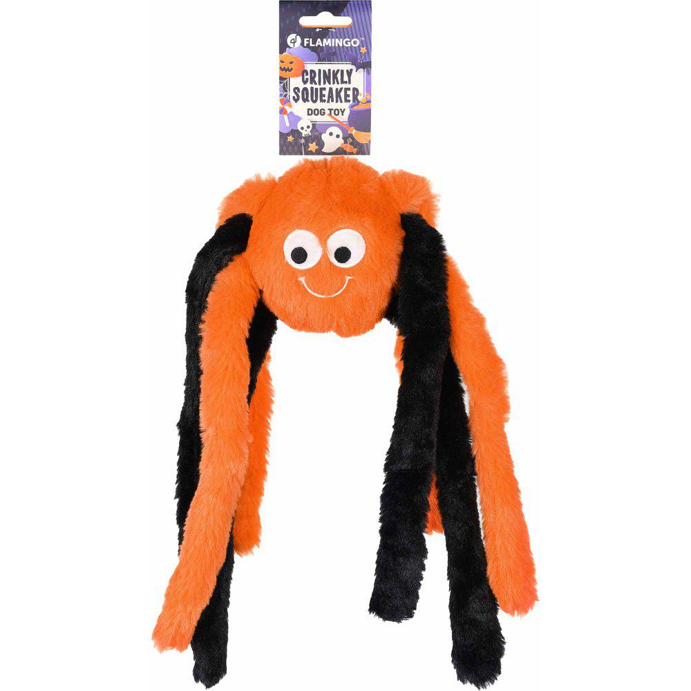 Halloweenspindel Callie Orange/svart 29x8,5x36cm