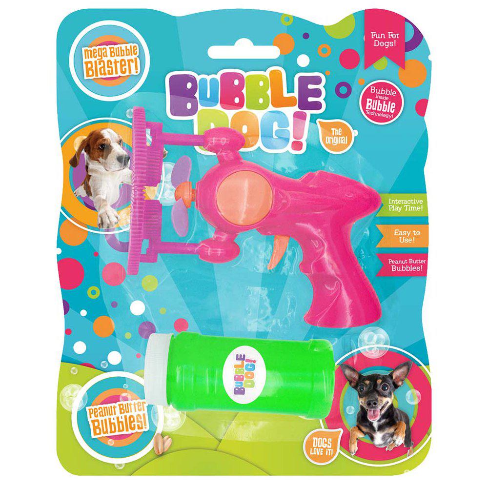 Bubble Dog Big Bubbles Electric Gun Peanut Butter