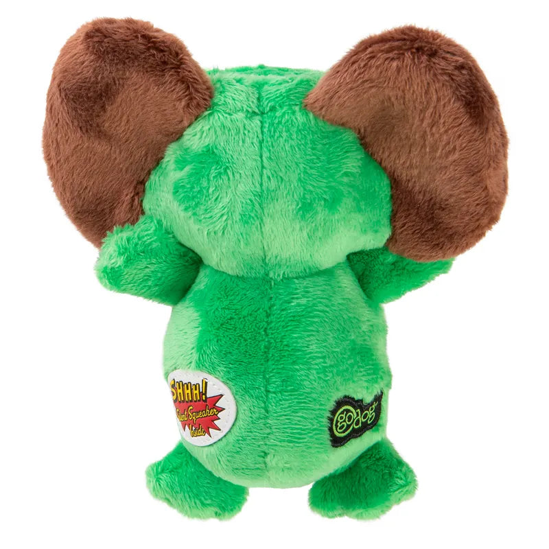 Godog Silent Squeak Flips Gator/monky 20cm