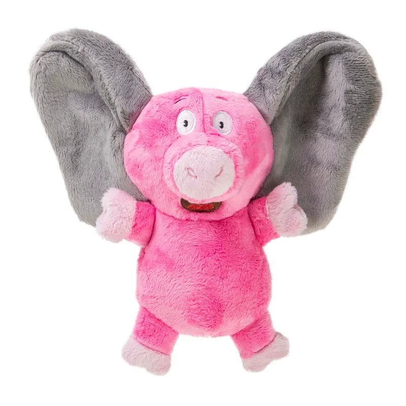 Godog Silent Squeak Flips Pig/elephant18cm