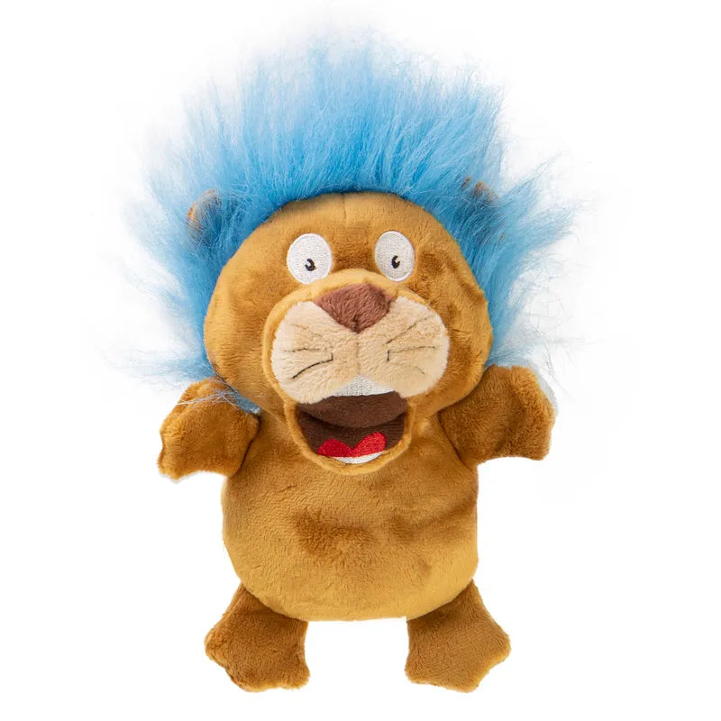 Godog Silent Squeak Crazy Hair Lion 20cm