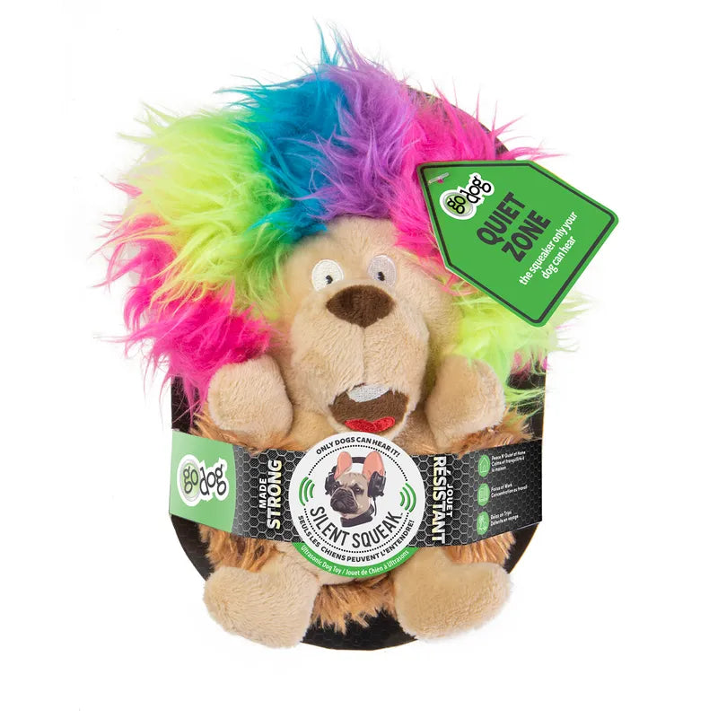 Godog Silent Squeak Crazy Hair Hedgehog20cm