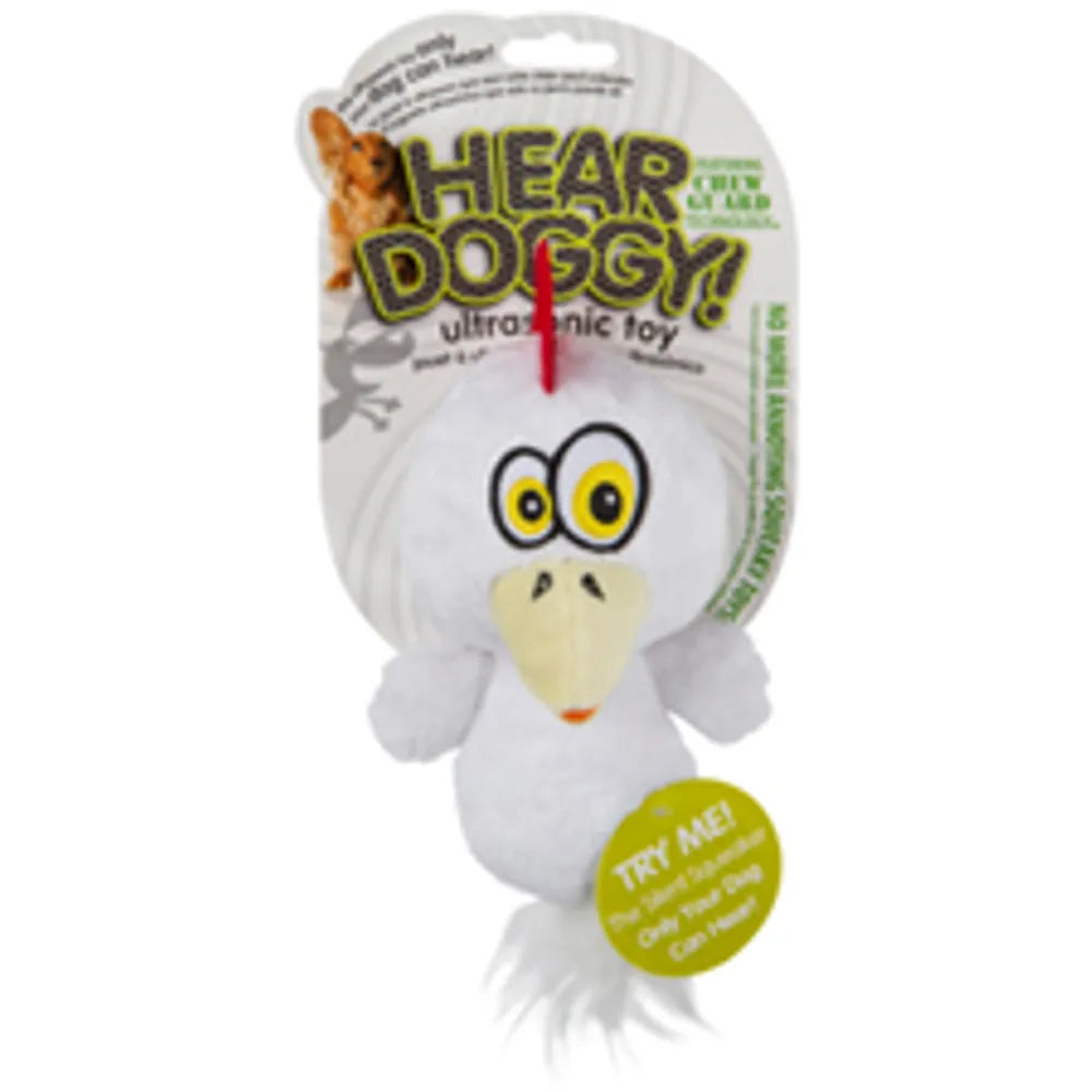 Hear Doggy Mini Flattie W Chew Guard Chicken 15cm