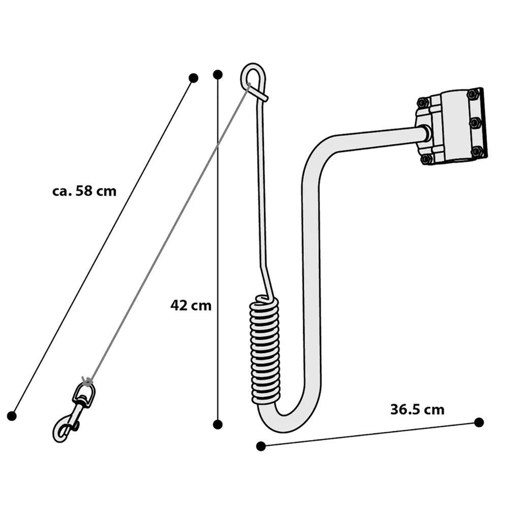 Doggy Guide Bicycleleading Device