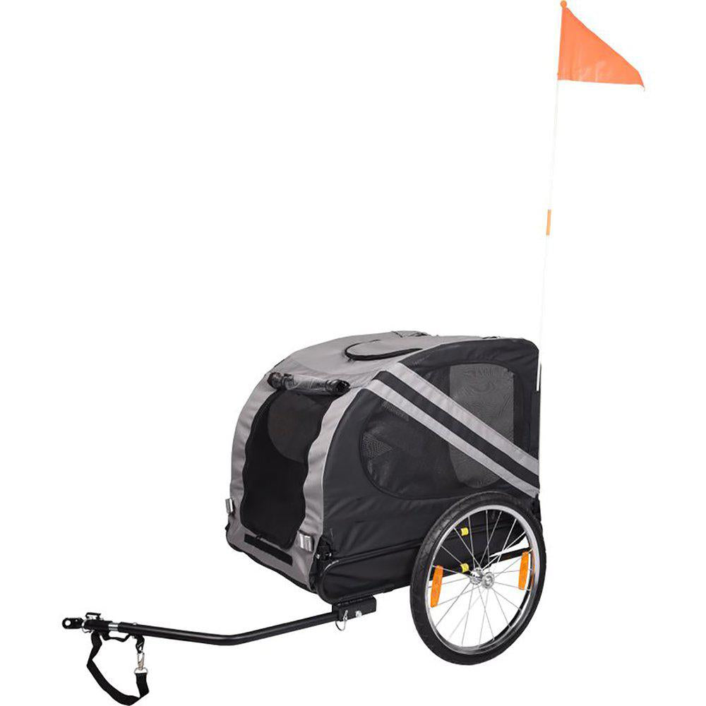 Cykelkärra Liner Economy Grå/svart 125x95x72cm Max 40kg