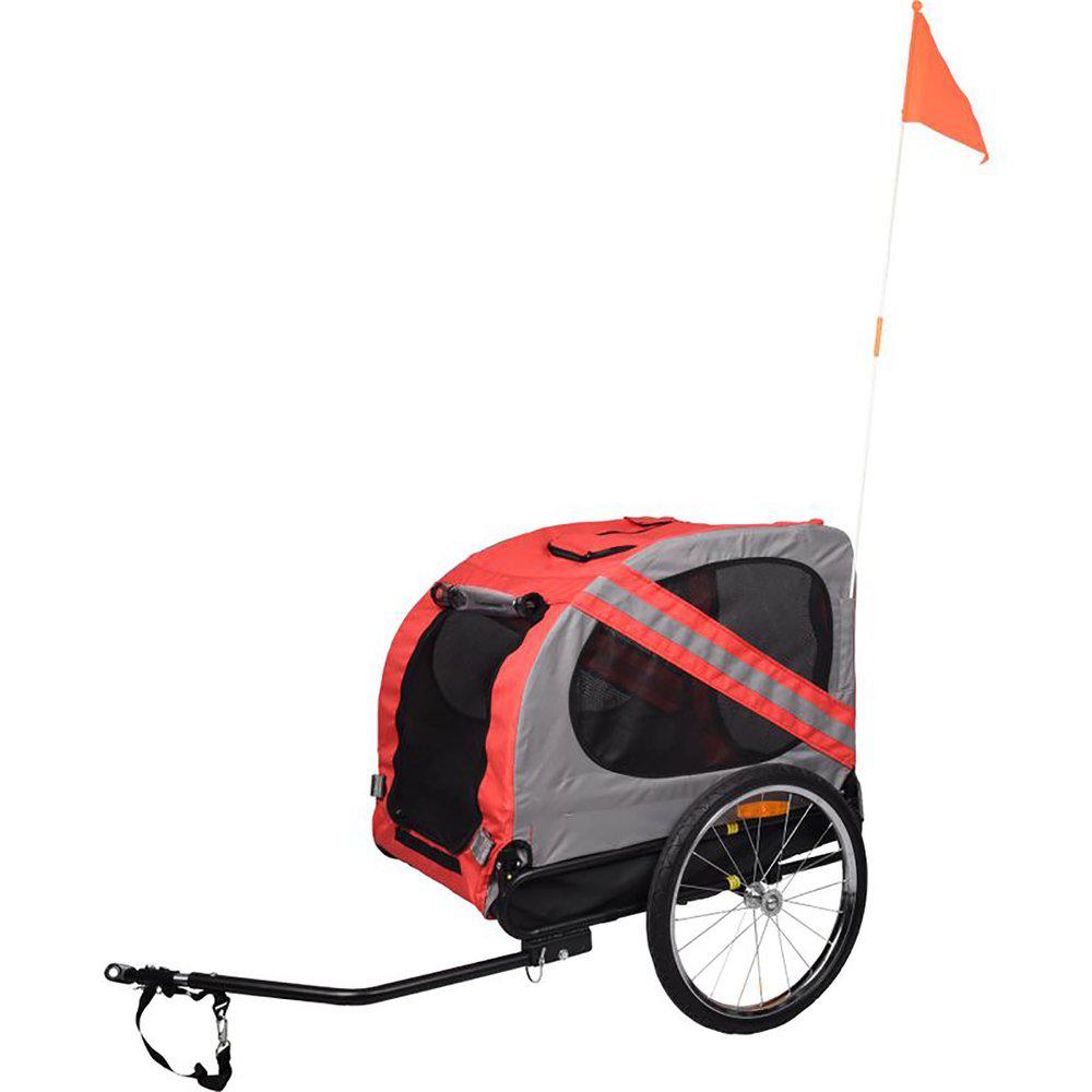 Cykelkärra Liner Economy Röd/grå 125x95x72cm Max 40kg