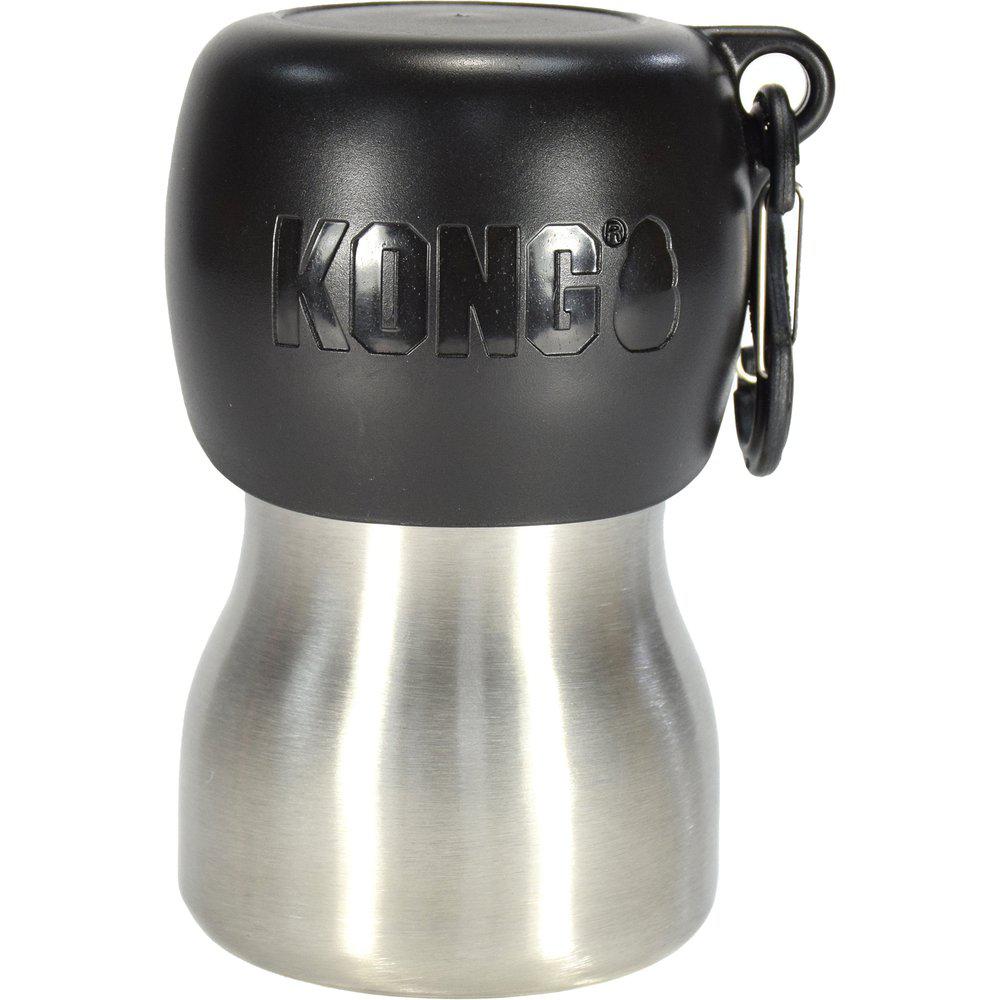 Kong H2o Rostfri Vattenflaska 280ml Svart