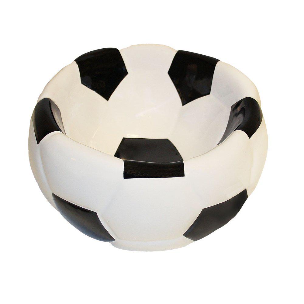 Keramikskål Fotboll15x15x8cm