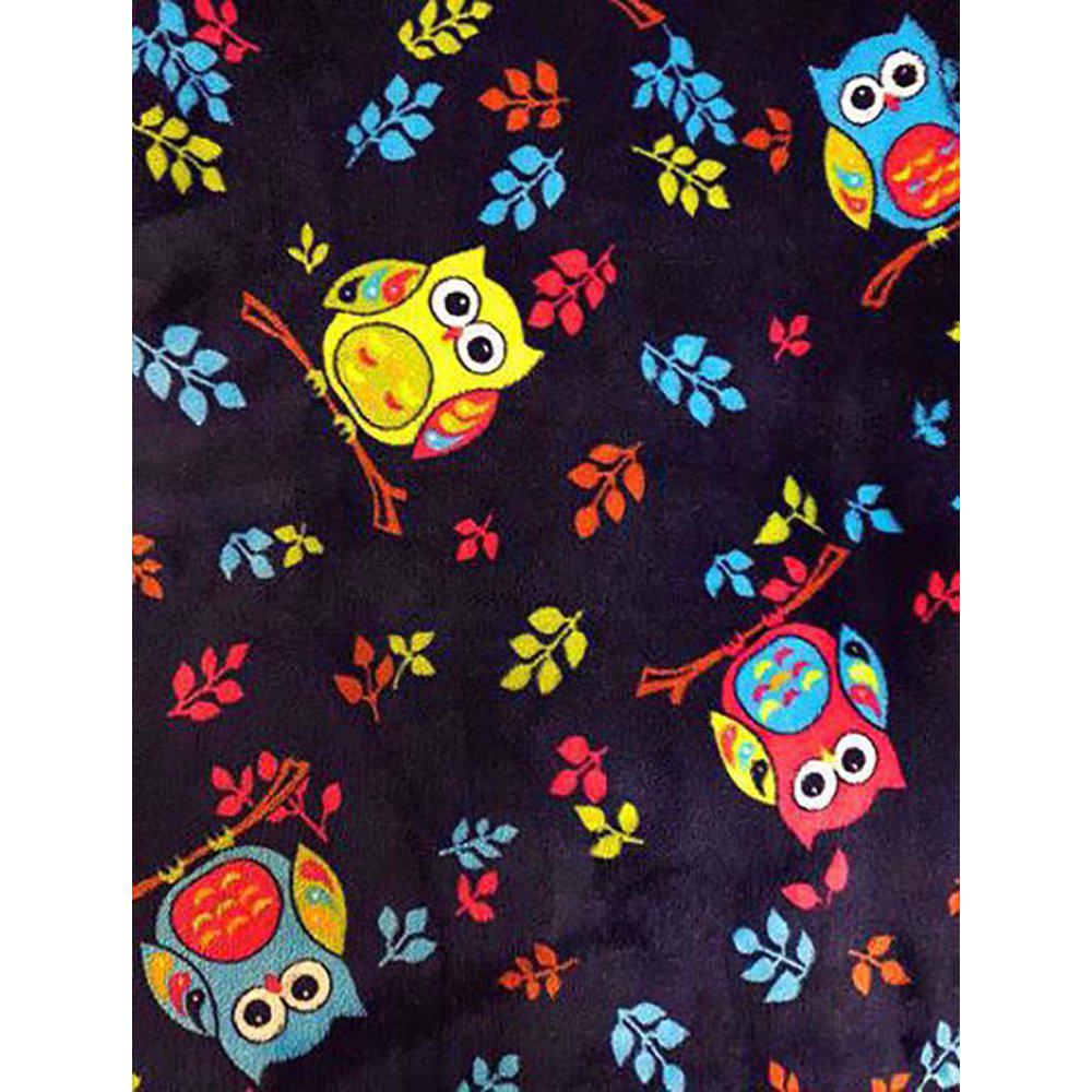 Juunik Madrass Mörkblå/ugglor Xl 95x65cm