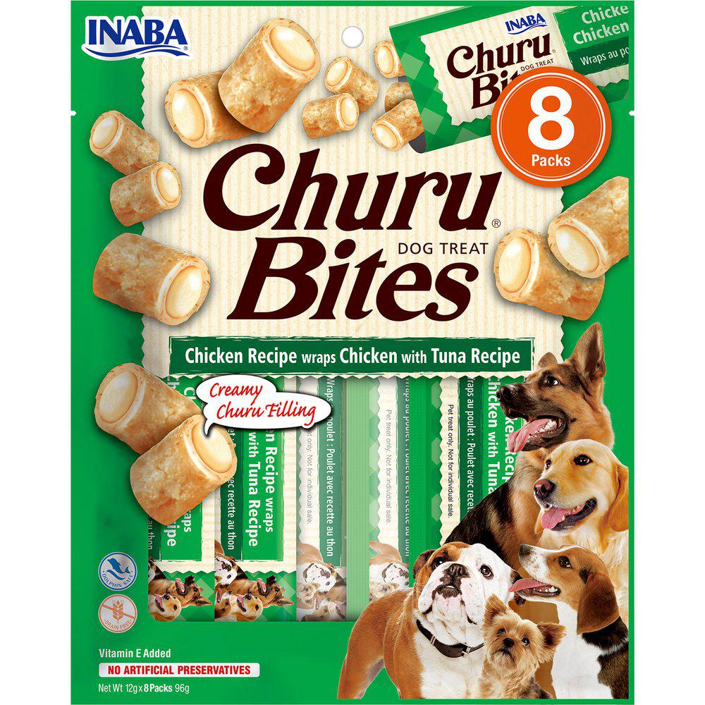 Churu Dog Bites Chicken Wraps With Tuna8st