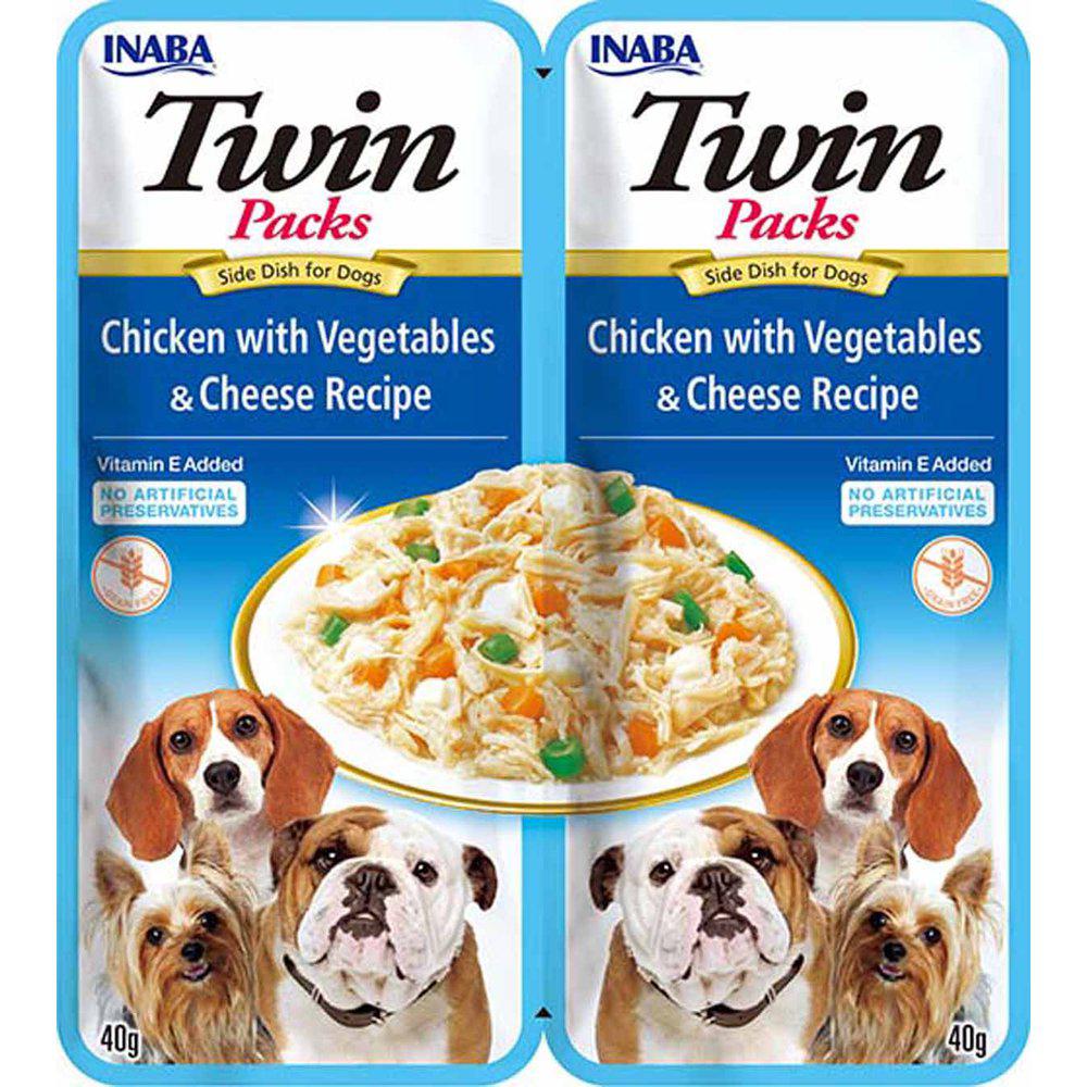 Twin Packs Dog Chicken/vegetables/cheese In Chicken Broth 2x