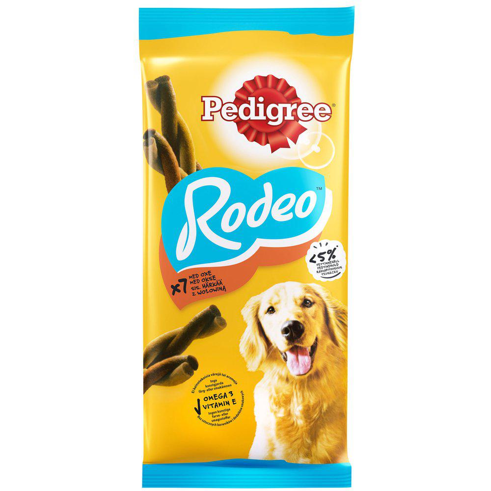 Pedigree Rodeo Oxkött 123gr