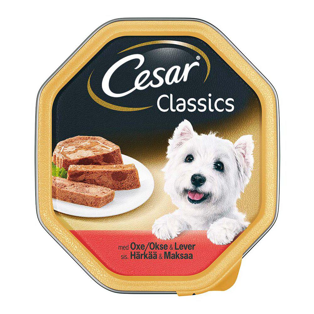 Cesar Classic Oxkött & Lever 150gr