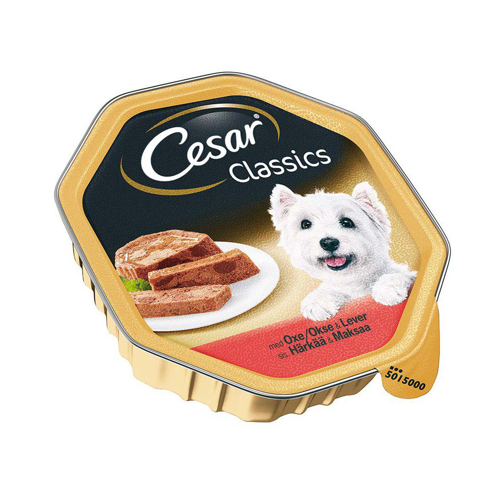 Cesar Classic Oxkött & Lever 150gr