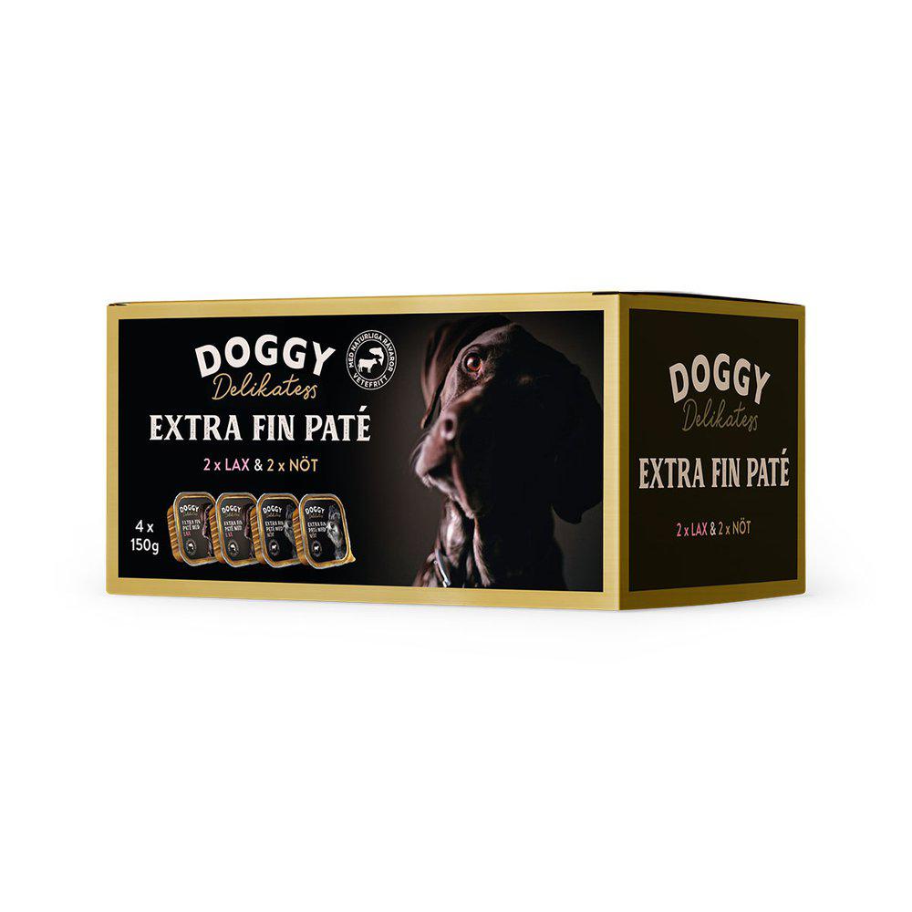 Doggy Delikatesspaté Multibox Nöt&lax