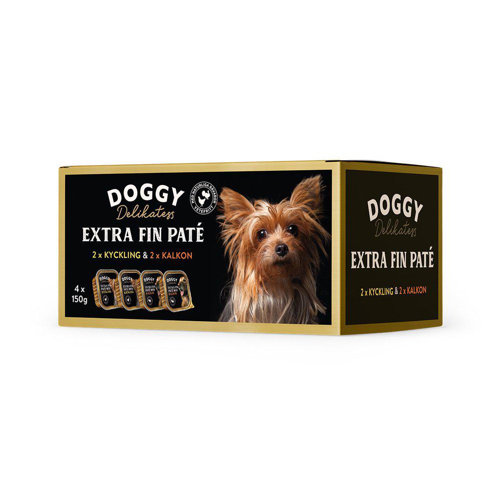 Doggy Delikatesspaté Multibox Kyckling&kalkon